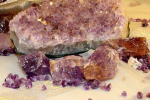 Rocks, Minerals, and Gemstones-Quartz Amethyst Citrine